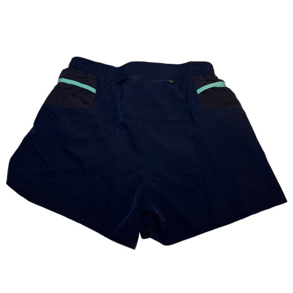 Navy Blue Athletic Shorts for Men - Picture 2 of 5